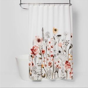 Floral wave shower curtain- Threshold